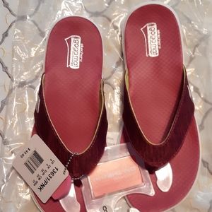 Skechers On The Go Pink Flip Flops Size 8